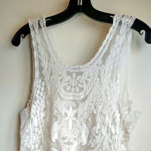 Lace tank